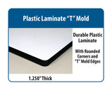 Basics Base Bench with Plastic Laminate Surface "T" Mold Surface