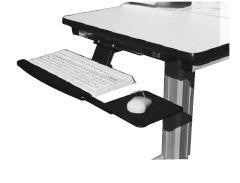 Sliding Keyboard Tray with Armrest