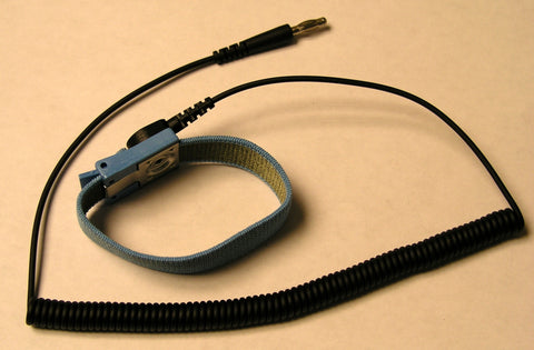 Wrist Strap (requires Standard ESD Ground Kit)<br/><span style="font-size:0.7em;">For ESD workbenches with SGK-J2 ground kit</span>