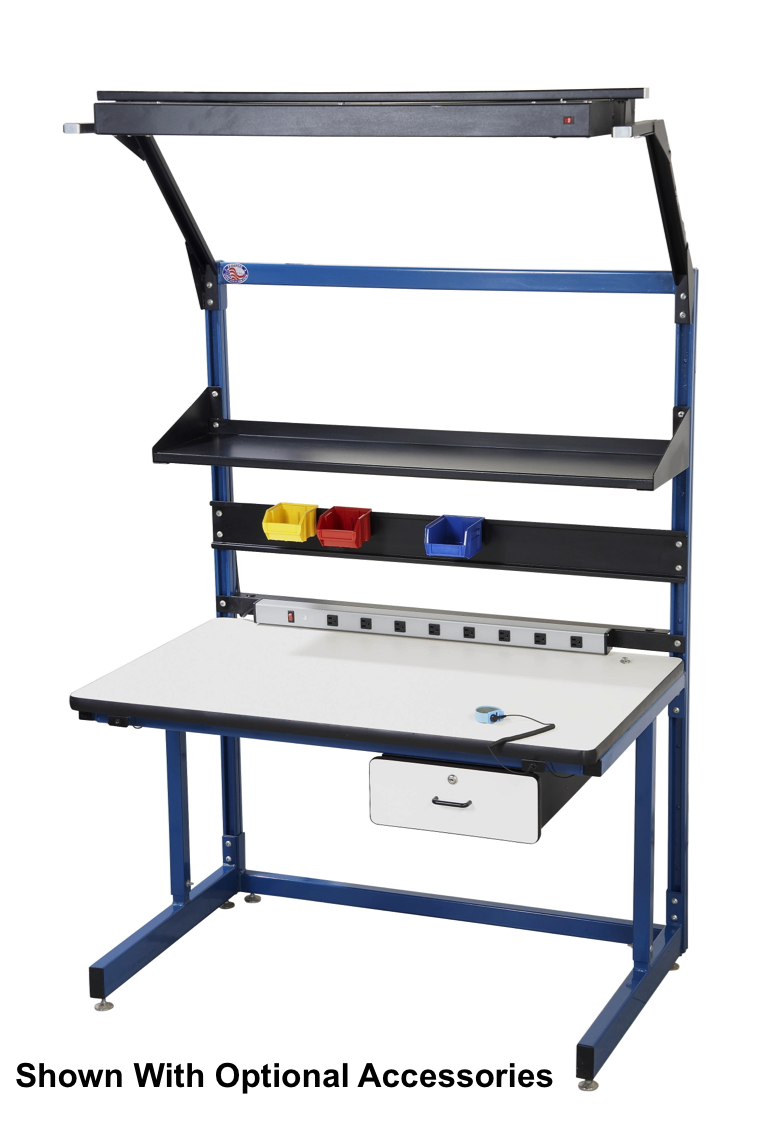 Basics Base Bench with 1.25" Stainless Steel Surface