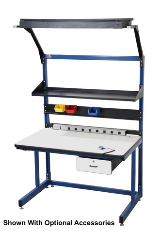 Basics Base Bench with Chem-Guard Laminate Surface