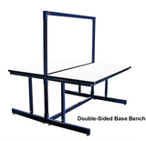 Basics Base Bench with Plastic Laminate 90 Degree Rolled Front Edge Surface