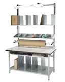 Complete Pack Bench with 1.25" Stainless Steel Surface