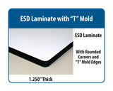 Electric Height Adjust Base Bench with ESD Laminate "T" Mold Surface