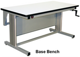 Ergo-Line Base Bench with 1.25" Stainless Steel Surface