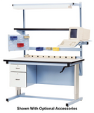 Ergo-Line Base Bench with Plastic Laminate "T" Mold Surface