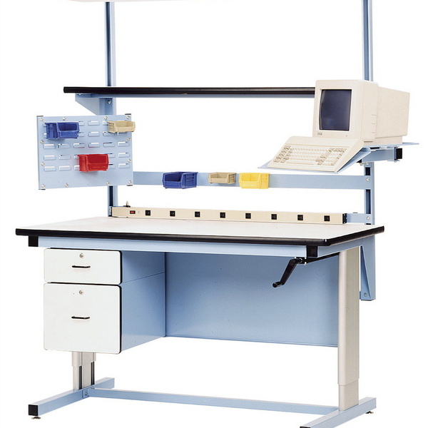 Ergo-Line Base Bench with ESD Laminate 90-degree Rolled Front Edge Surface
