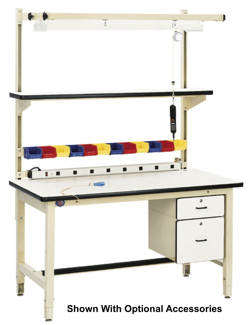 Model HD Base Workbench with Plastic Laminate "T" Mold Surface