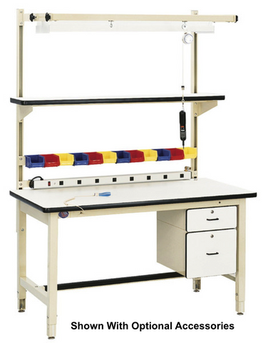 Model HD Base Bench with Plastic Laminate "T" Mold Surface