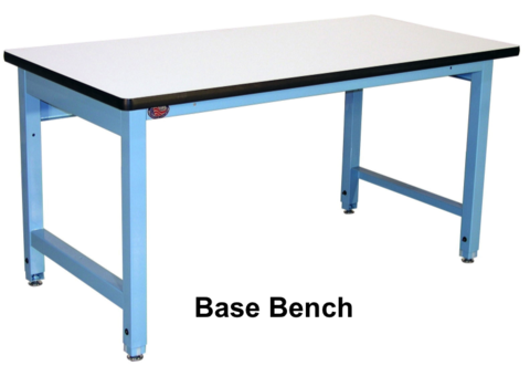 Model HD Base Workbench with 1.25" ESD Laminate "T" Mold Surface
