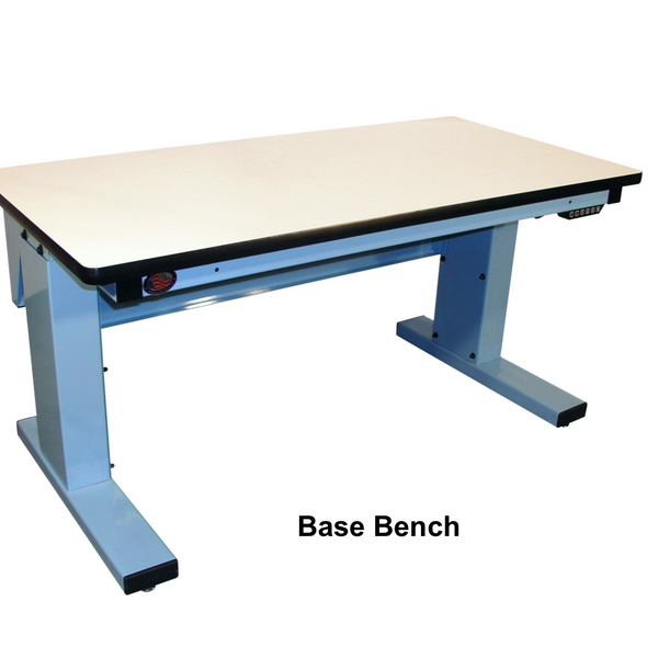 Electric Height Adjust Base Bench with ESD Laminate "T" Mold Surface
