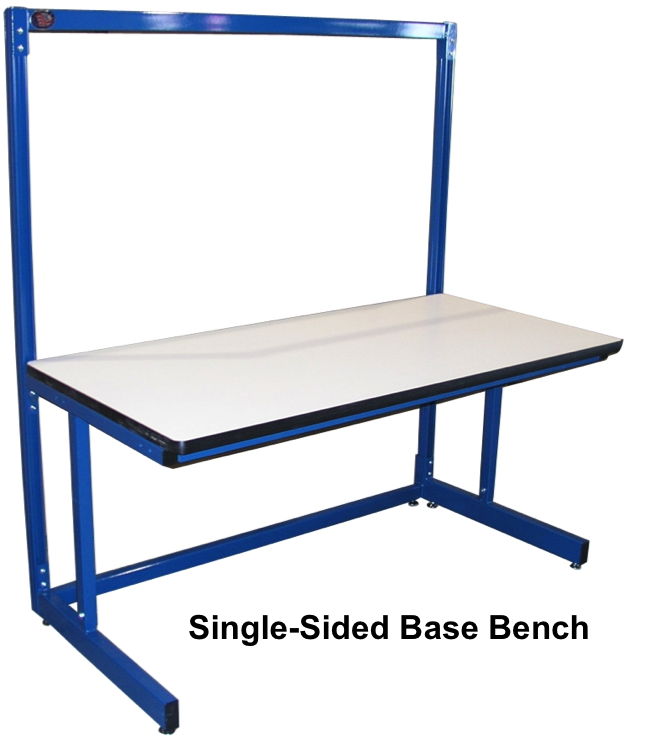 Basics Base Bench with 1.25" Stainless Steel Surface