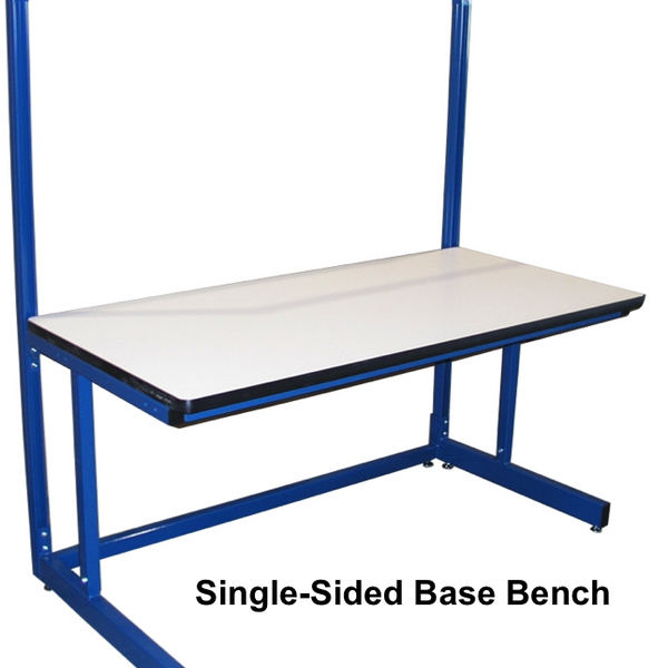 Basics Base Bench with 1.25" Stainless Steel Surface