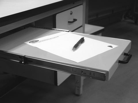 Desk pull online out writing shelf