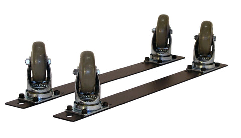 Four Total Lock Plate Casters